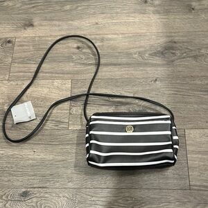 Liz Claiborne Black and White Crossbody Bag